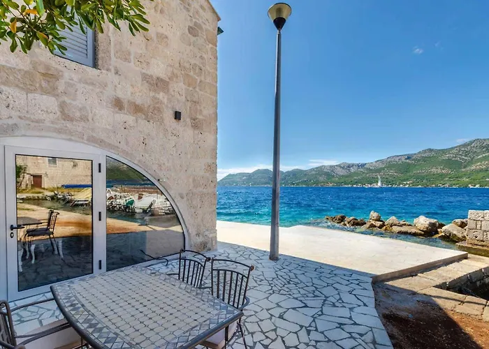 Fantastic Seafront 4 Bedrooms Samostan Prestige Stunning Villa Korčula