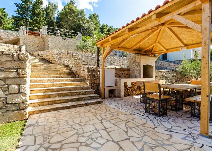 Villa Fantastic Seafront 4 Bedrooms Samostan Prestige Stunning *